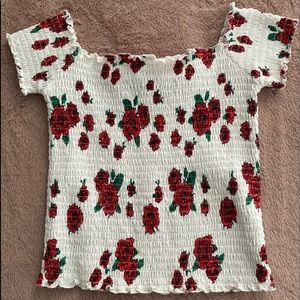 Hollister Smocked Top